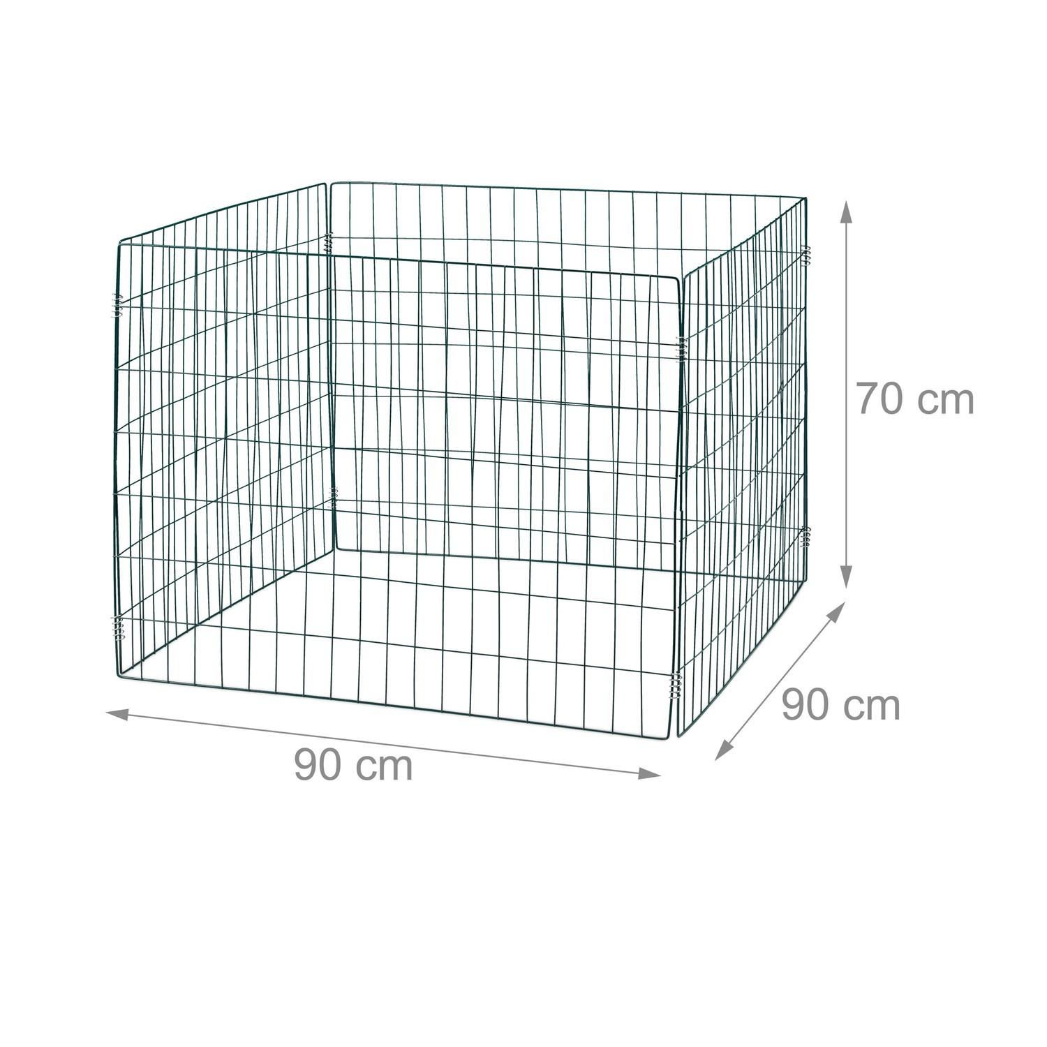 Northix Grille à compost en métal, lot de 3  
