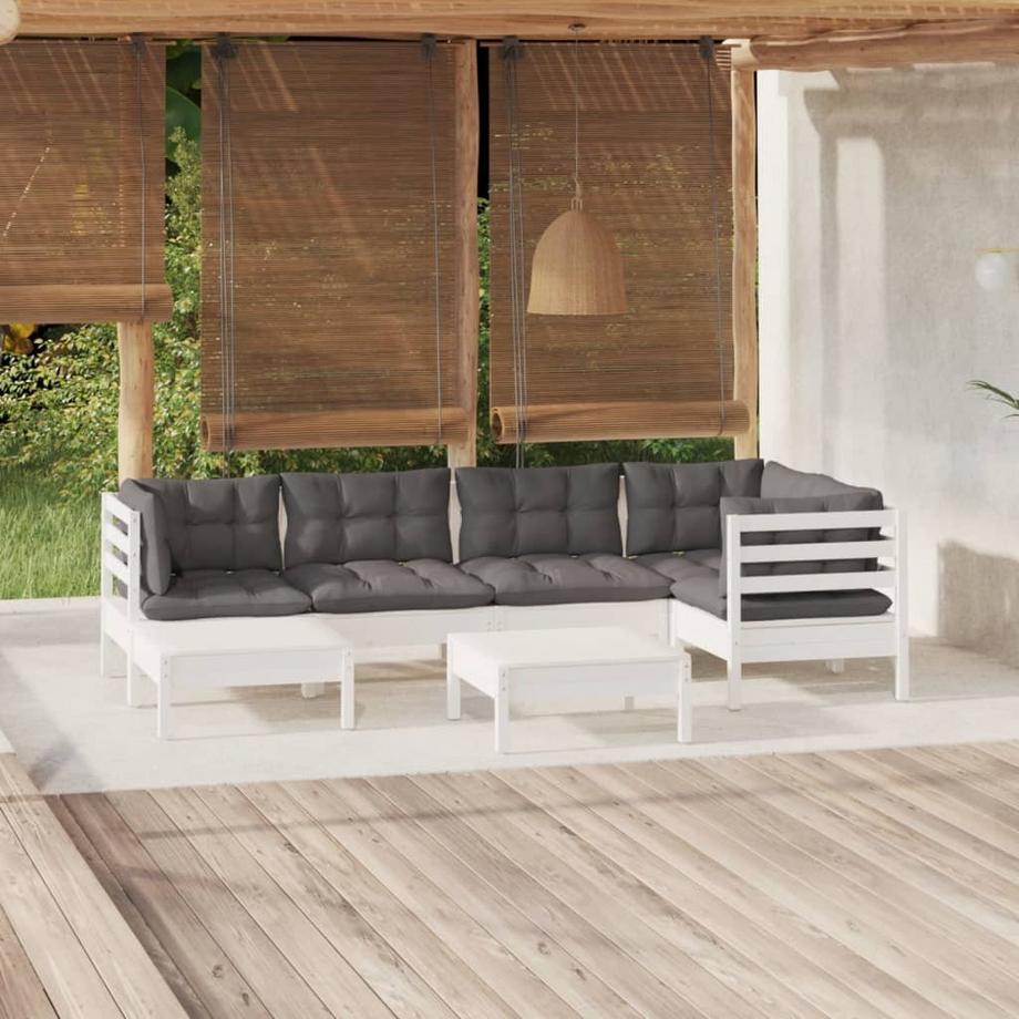 VidaXL set salotto da giardino Legno di pino  