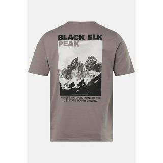 JP1880  T-shirt de trekking Outdoor, manches courtes et technologie QuickDry. Imprimé dans le dos. 