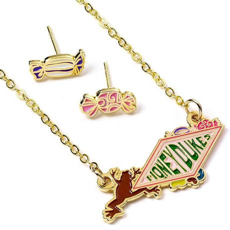 Harry Potter  Ohrring und Halsketten Set Honeydukes Metall 