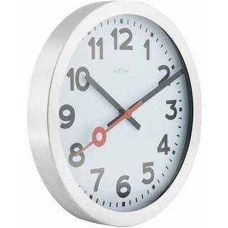 NeXtime Wanduhr Station Ø 35 cm Weiss  