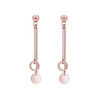 Elli  Boucles d'Oreilles Chaîne Cercle 