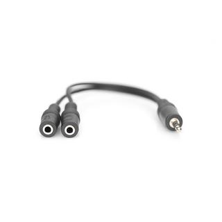 Digitus  Digitus Audio Headset Adapter / Konverter, 3,5 mm Klinke (4-Pin) 