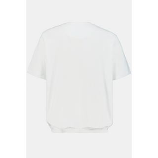 JP1880  T-shirt Basic ventre confort à manches courtes  blanc neige 