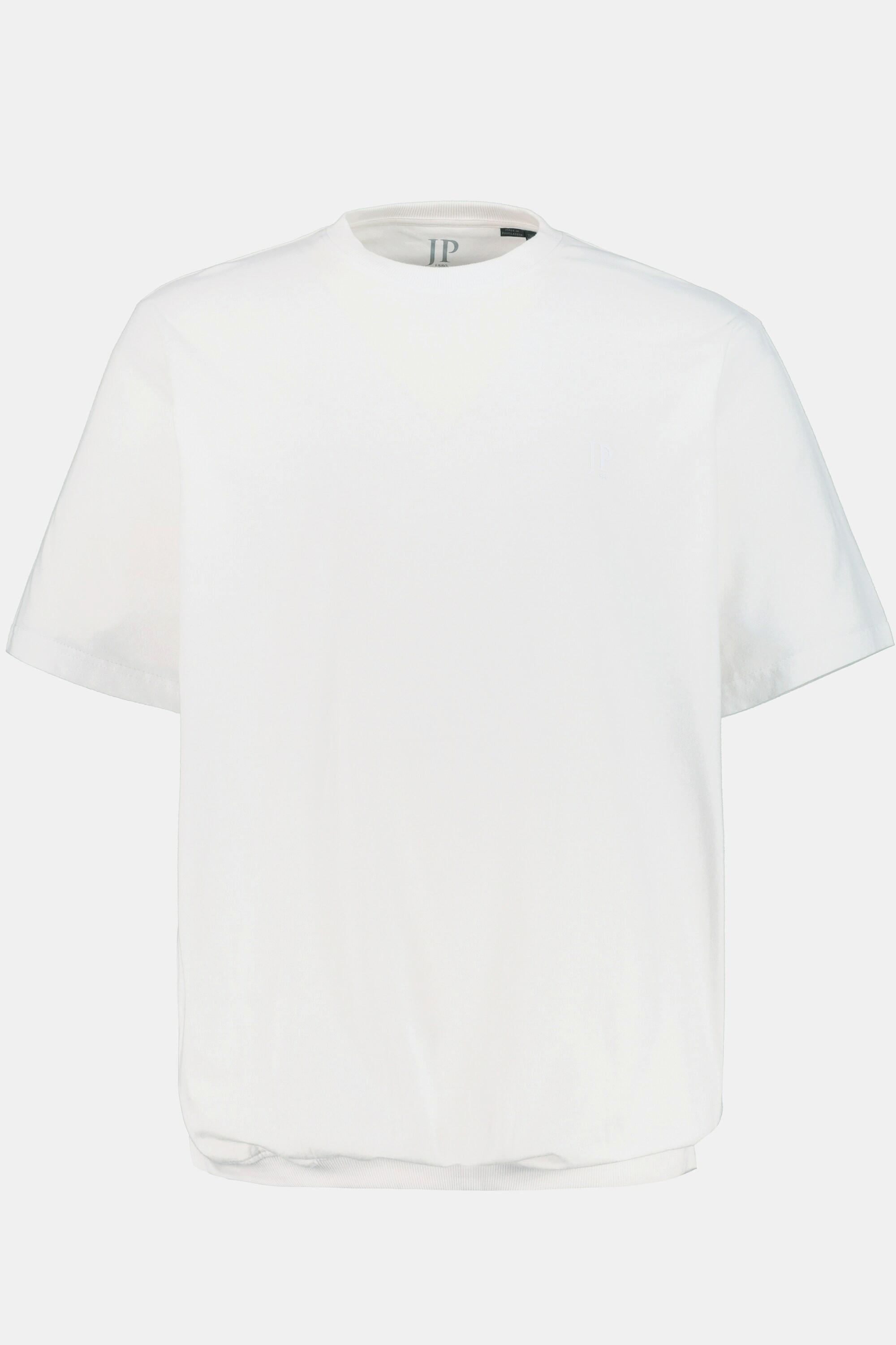 JP1880  T-shirt Basic ventre confort à manches courtes  blanc neige 