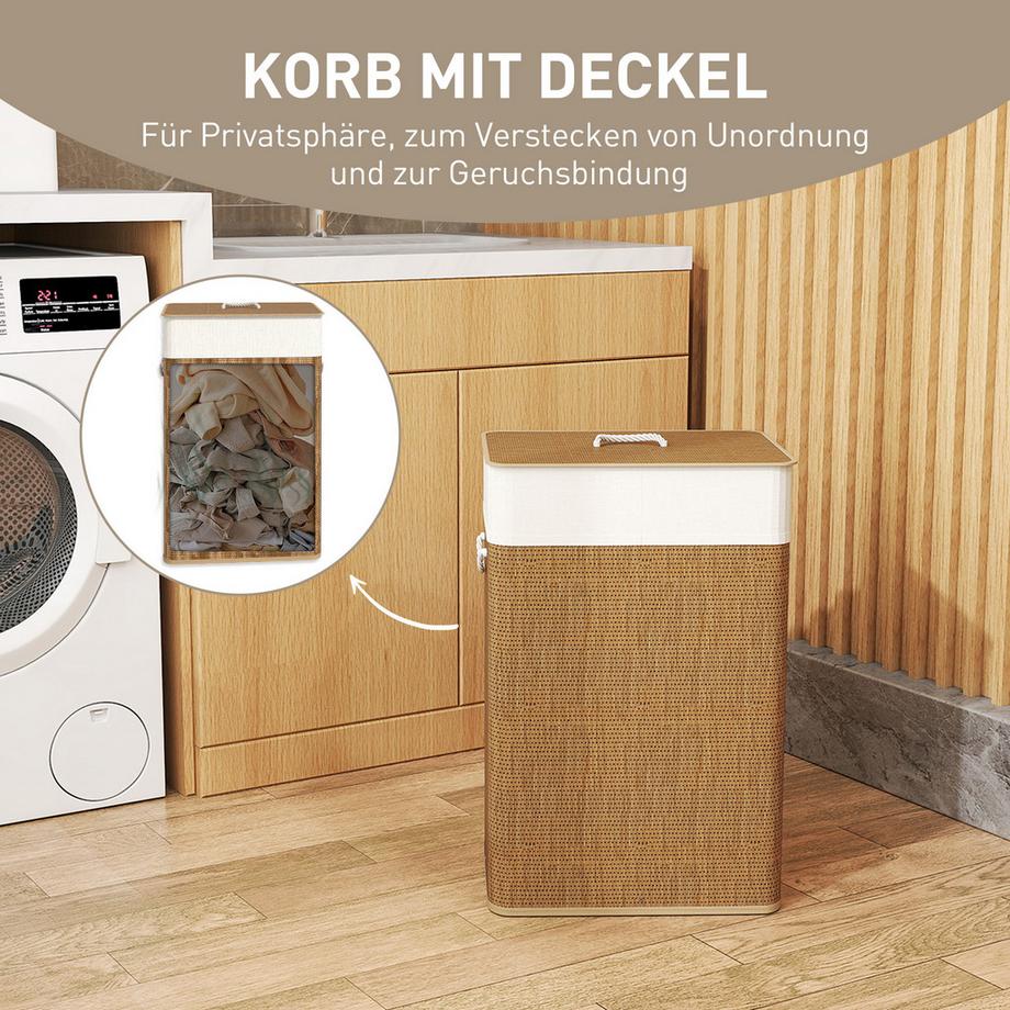 HOMCOM Wäschekorb  