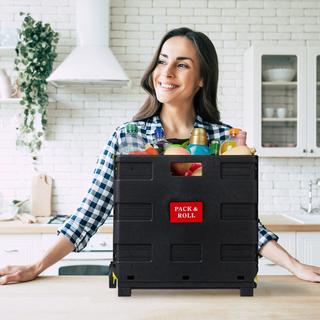 Northix Zusammenklappbarer Einkaufswagen  