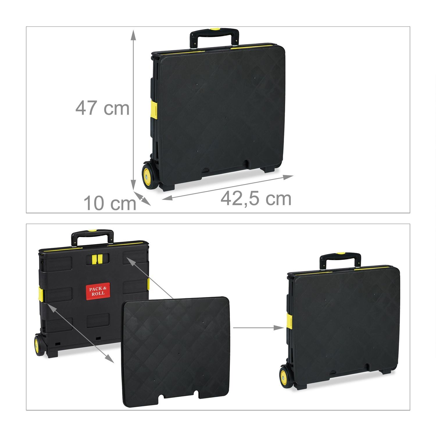 Northix Zusammenklappbarer Einkaufswagen  