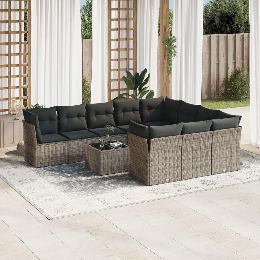 VidaXL Garten sofagarnitur poly-rattan  