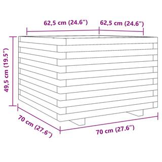 VidaXL Jardinière bois de pin  