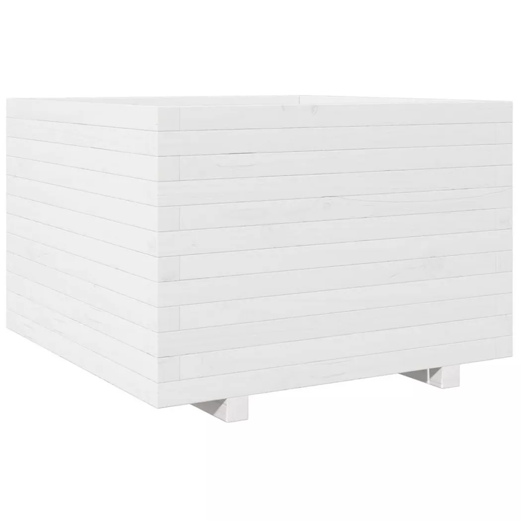 VidaXL - Jardinière bois de pin, One Size, Blanc