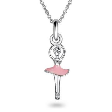 Enfant Collier en argent Ballerine