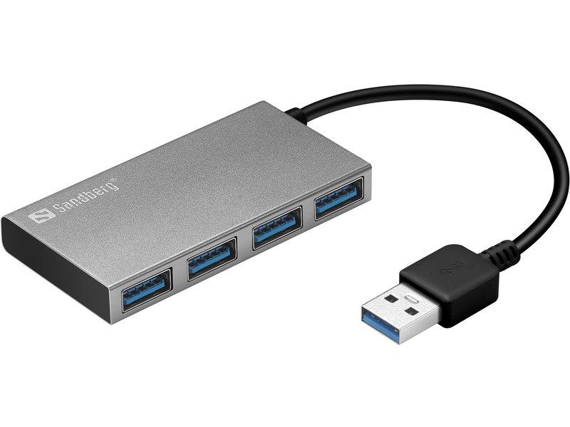 Image of Sandberg USB 3.0 Pocket Hub 4 ports