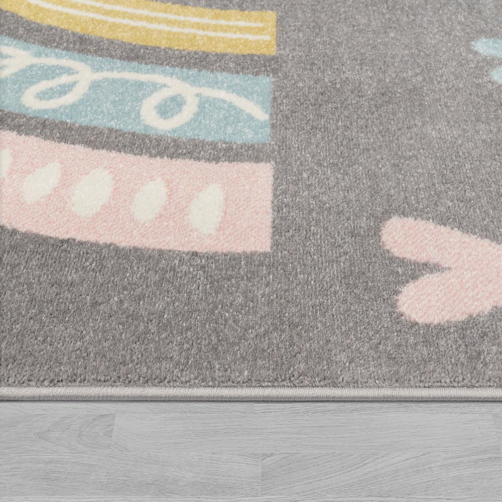 Paco Home Carpet pour enfants E Rainbow  