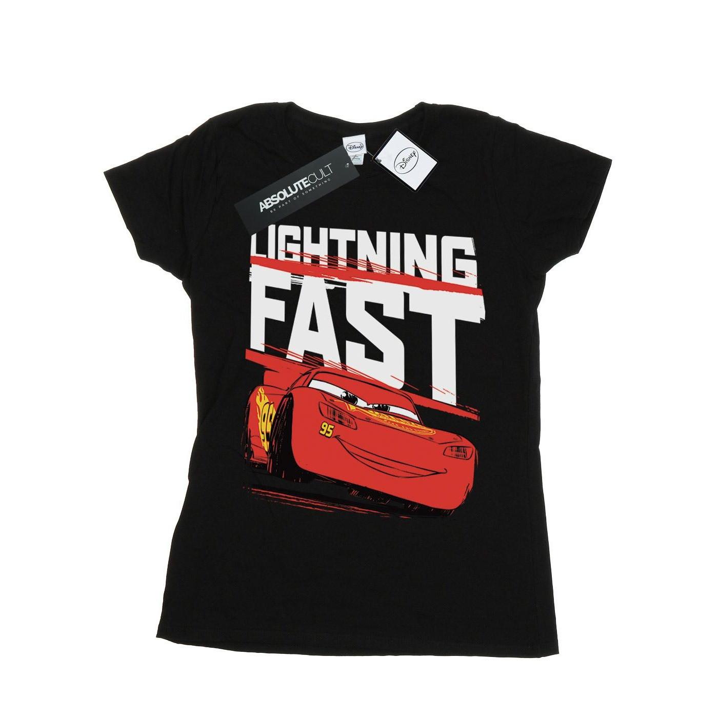 Image of Cars Lightning Fast Tshirt Damen Schwarz XL