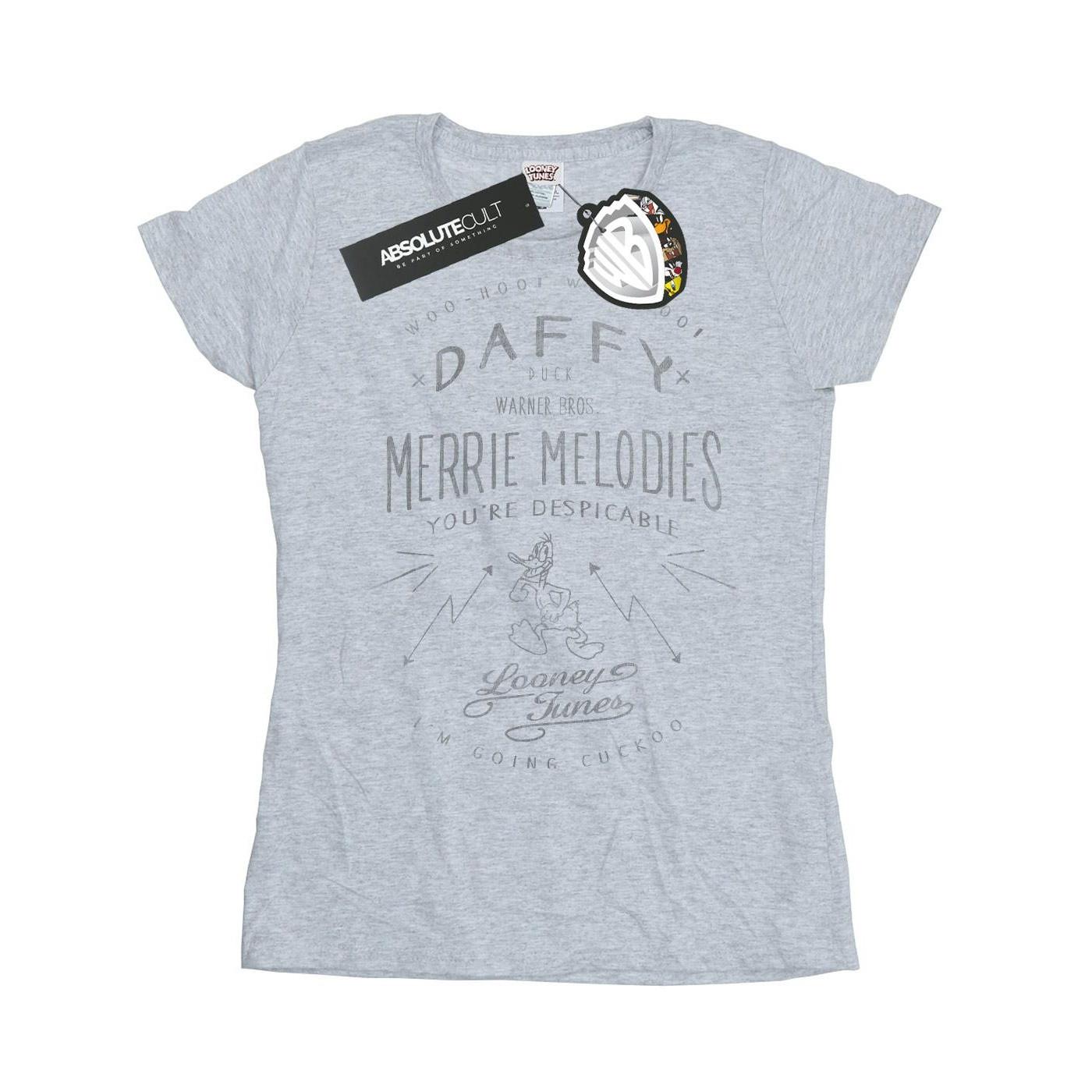 Image of Daffy Duck Despicable Tshirt Damen Grau XXL