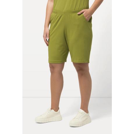 Ulla Popken  Short en jersey, poches et taille élastique 