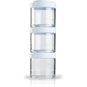 BlenderBottle GoStak 100ml 3Pak, White