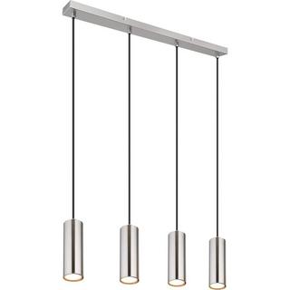 mutoni Lampe à suspension Robby métal nickel mat 4xGU10  