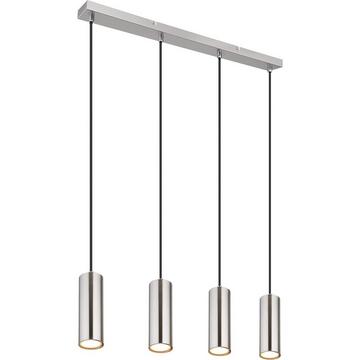 Lampe à suspension Robby métal nickel mat 4xGU10