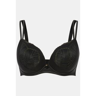 Ulla Popken  Soutien-gorge à armatures, agrémenté de dentelle - bonnet souples B - D 