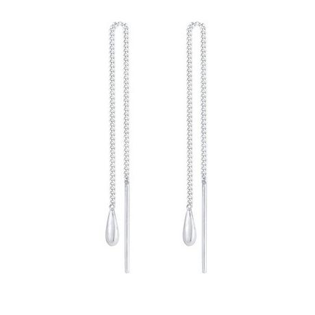 Elli  Boucles d'Oreilles Pendantes Gouttes 