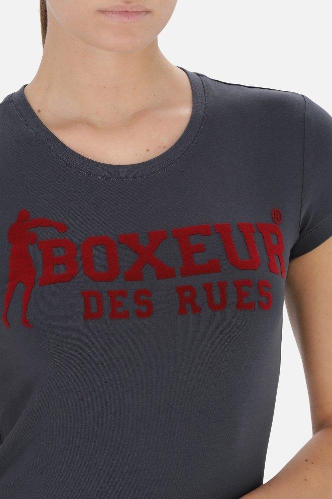 BOXEUR DES RUES  T-shirt avec logo sur le devant 