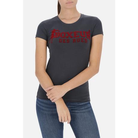 BOXEUR DES RUES  T-shirt avec logo sur le devant 