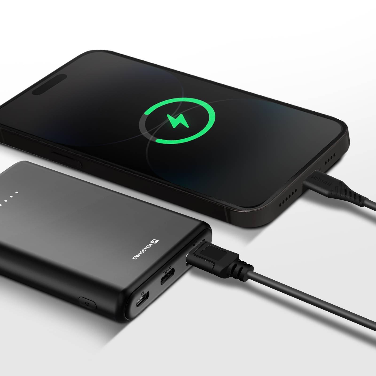 SWISSTEN  Powerbank 5000mAh USB 10W nero Swissten 