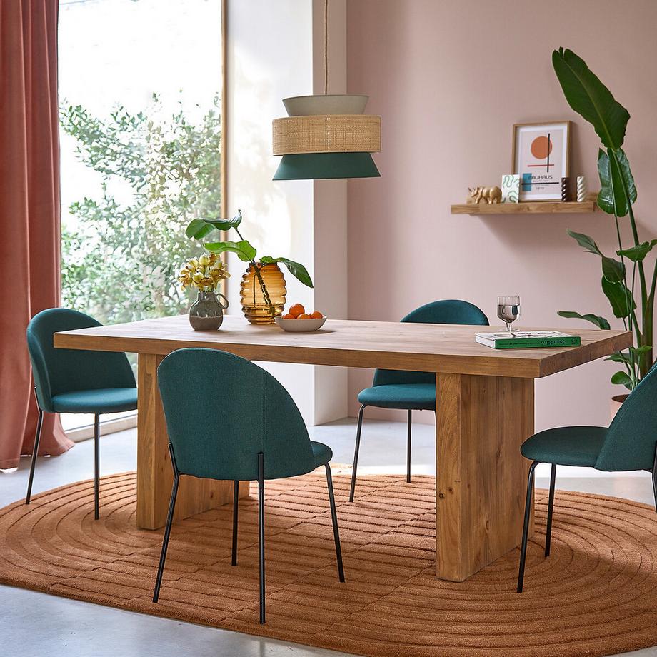 La Redoute Intérieurs Rechteckiger Esstisch aus massiver Kiefer  