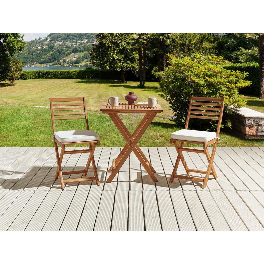 Beliani Set di 2 cuscini per sedie en Poliestere  FIJI  