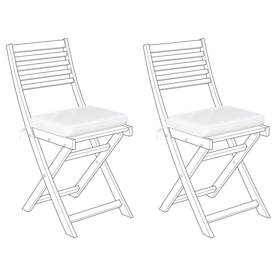 Set di 2 cuscini per sedie en Poliestere  FIJI