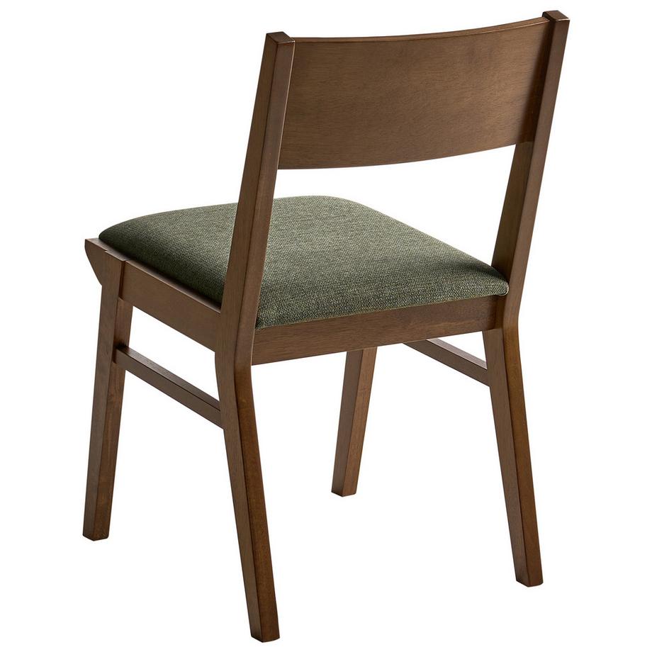 Beliani Lot de 2 chaises de salle à manger en Bois d'hévéa Traditionnel ENOLA  