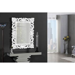 mutoni Miroir mural vintage blanc 82x107  