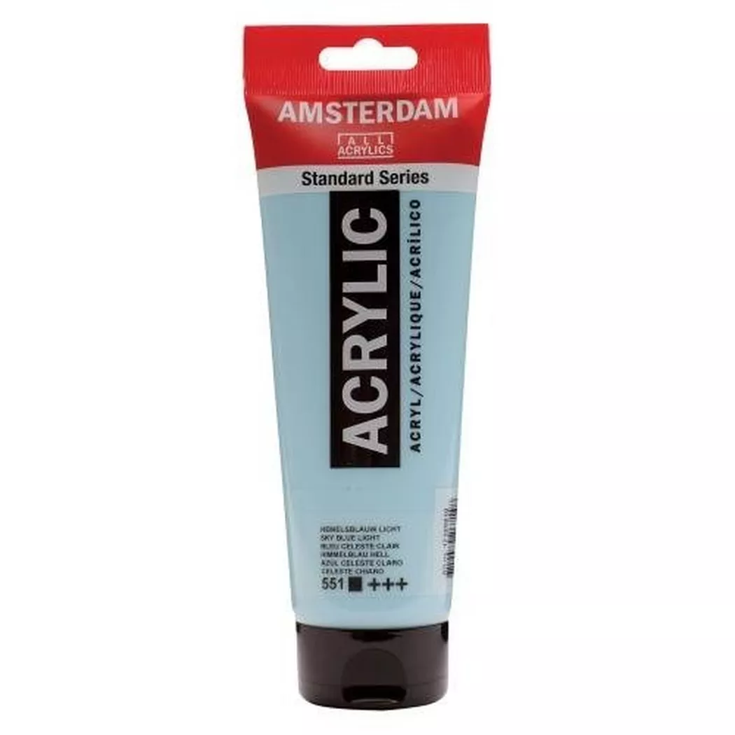 AMSTERDAM Peinture acrylique 250ml 17125510 bleu h. 551