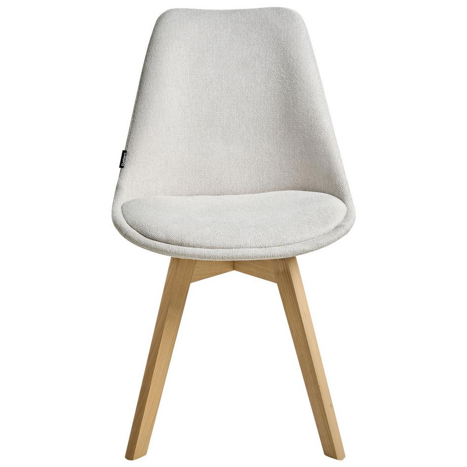 Beliani Lot de 2 chaises de salle à manger en Tissu Moderne DAKOTA II  