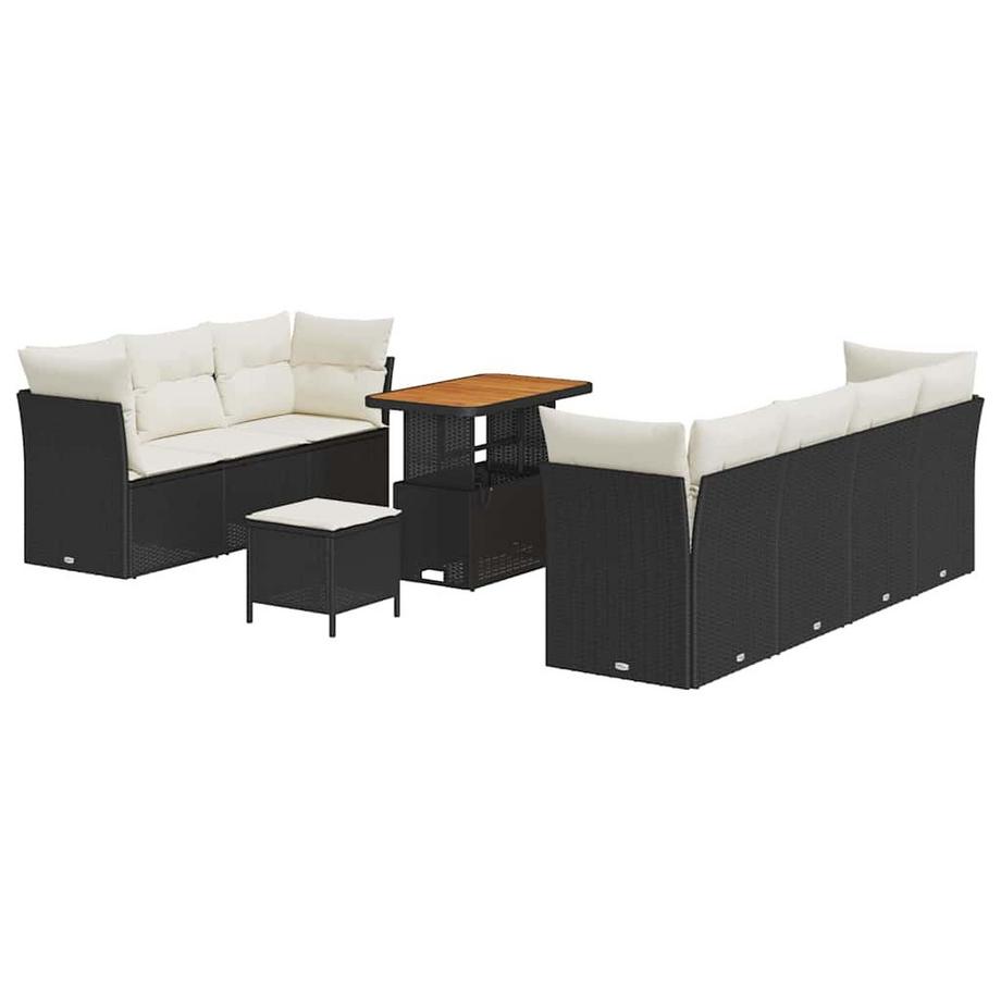Canapé de jardin poly rattan