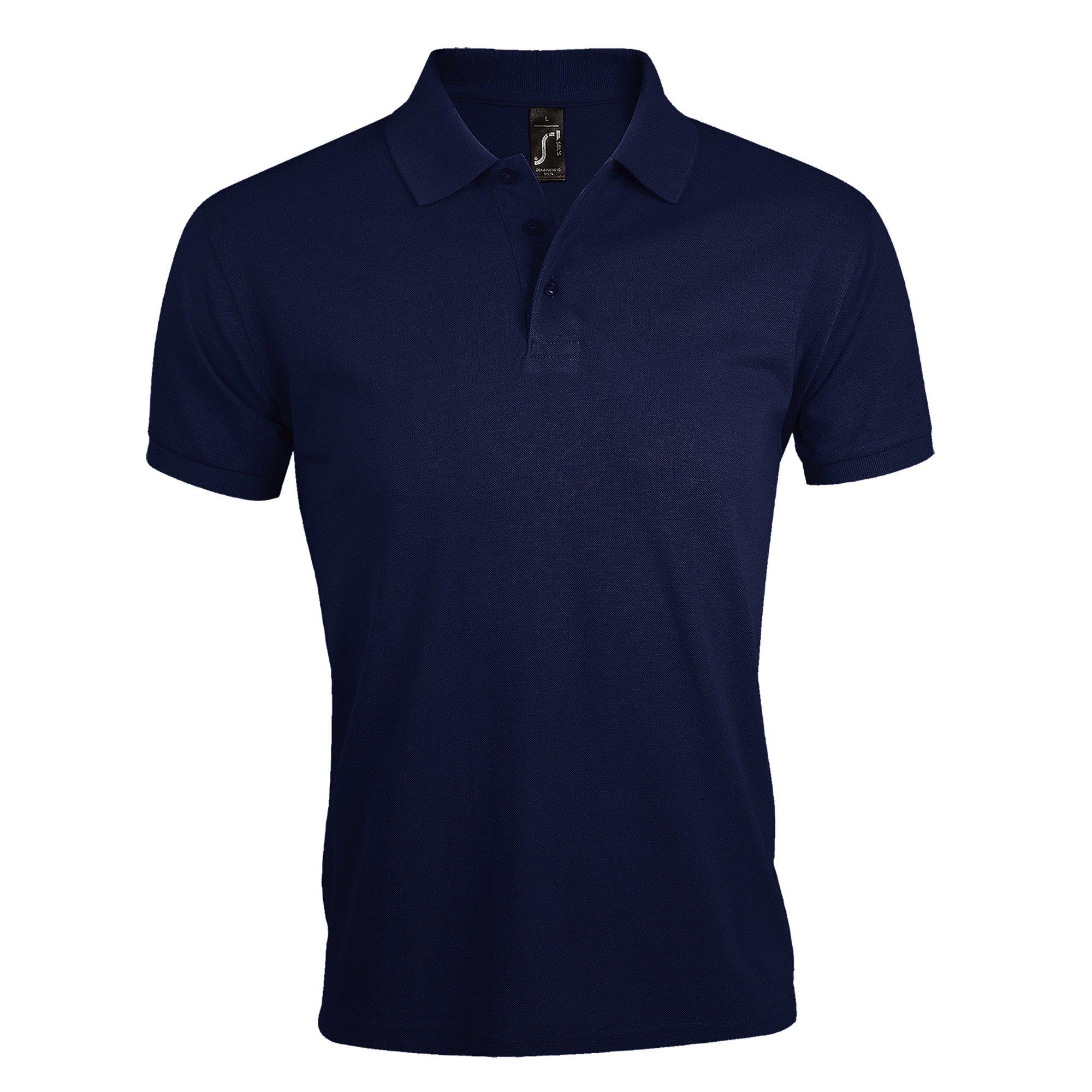 Image of Prime Pique Poloshirt, Kurzarm Herren Marine 3XL