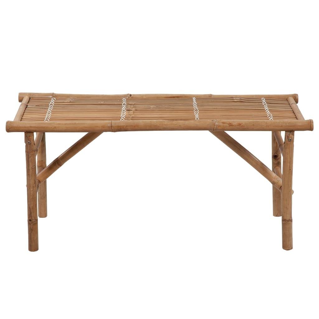 VidaXL Banc de jardin bambou  