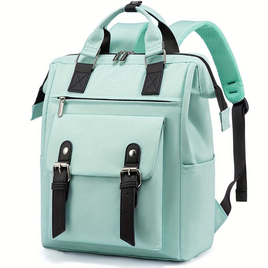 Stilvoller kleiner Laptop-Rucksack - Modischer College Daypack mit verstellbaren Trägern, robustem Reißverschluss und geräumigen Fächern