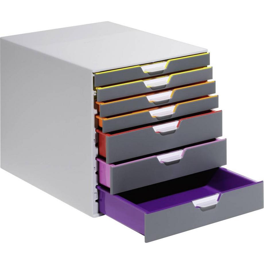 DURABLE VARICOLOR 7 - 7607  Cassettiera Grigio DIN A4, DIN C4, Folio, Letter Numero cas  