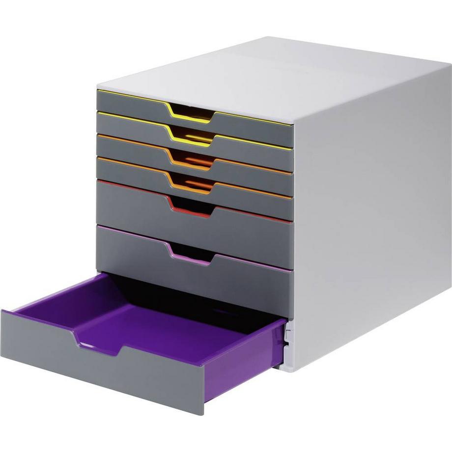 DURABLE VARICOLOR 7 - 7607  Cassettiera Grigio DIN A4, DIN C4, Folio, Letter Numero cas  