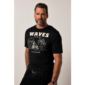 T-shirt con mezze maniche e stampa sul petto, fino alla tg. 8XL