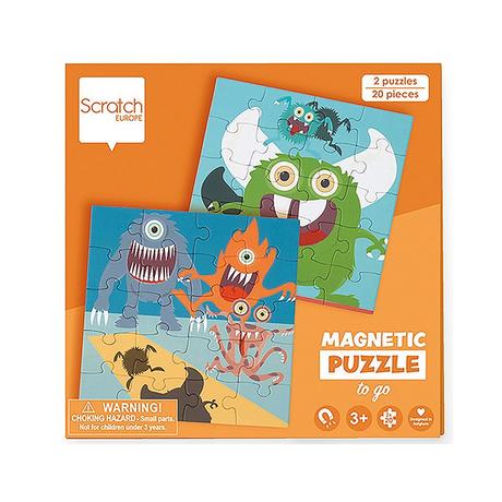 Scratch  Puzzle Reise-Magnetpuzzle Monster 