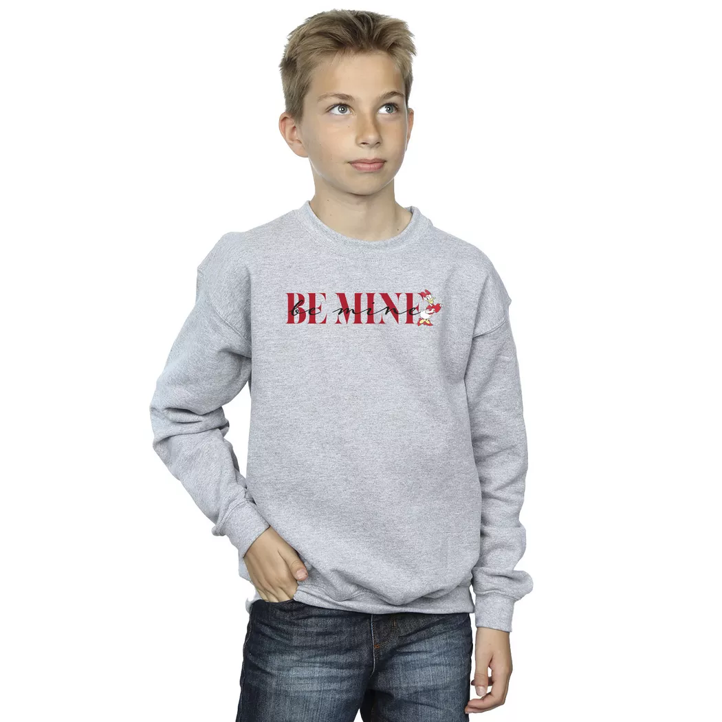 Disney - Be Mine Sweatshirt Valentinstag, 128, Grigio