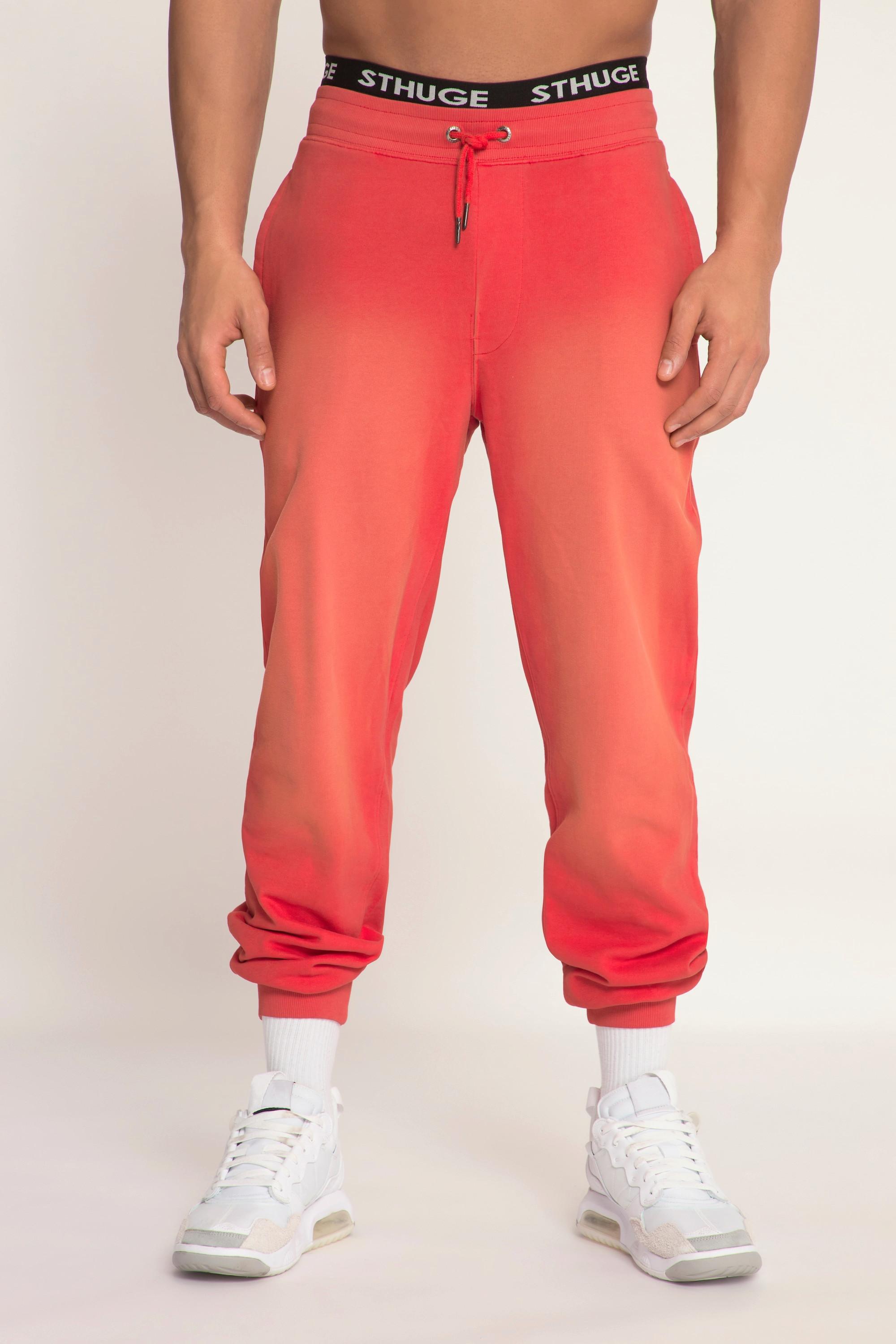 Sthuge  Pantaloni sportivi dal taglio basic con look vintage e cintura elastica, disponibili fino alla tg. 8XL 