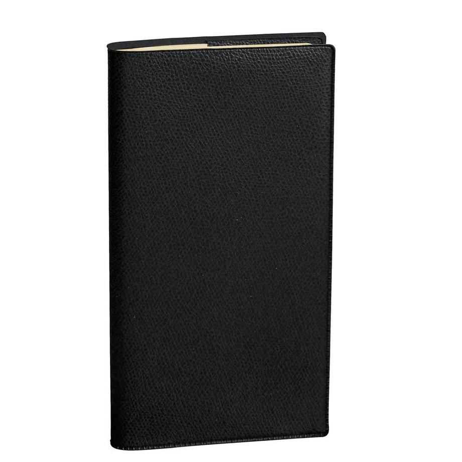 Quo Vadis - Agenda - Spiralé - 2025 - Italnote S - Semainier Horizontal - Multilingue - Impala - Noir - 13 mois de décembre à décembre - 8,8x17 cm