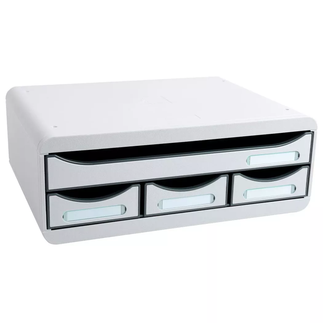 Exacompta - Schubladenbox, One Size, Grau