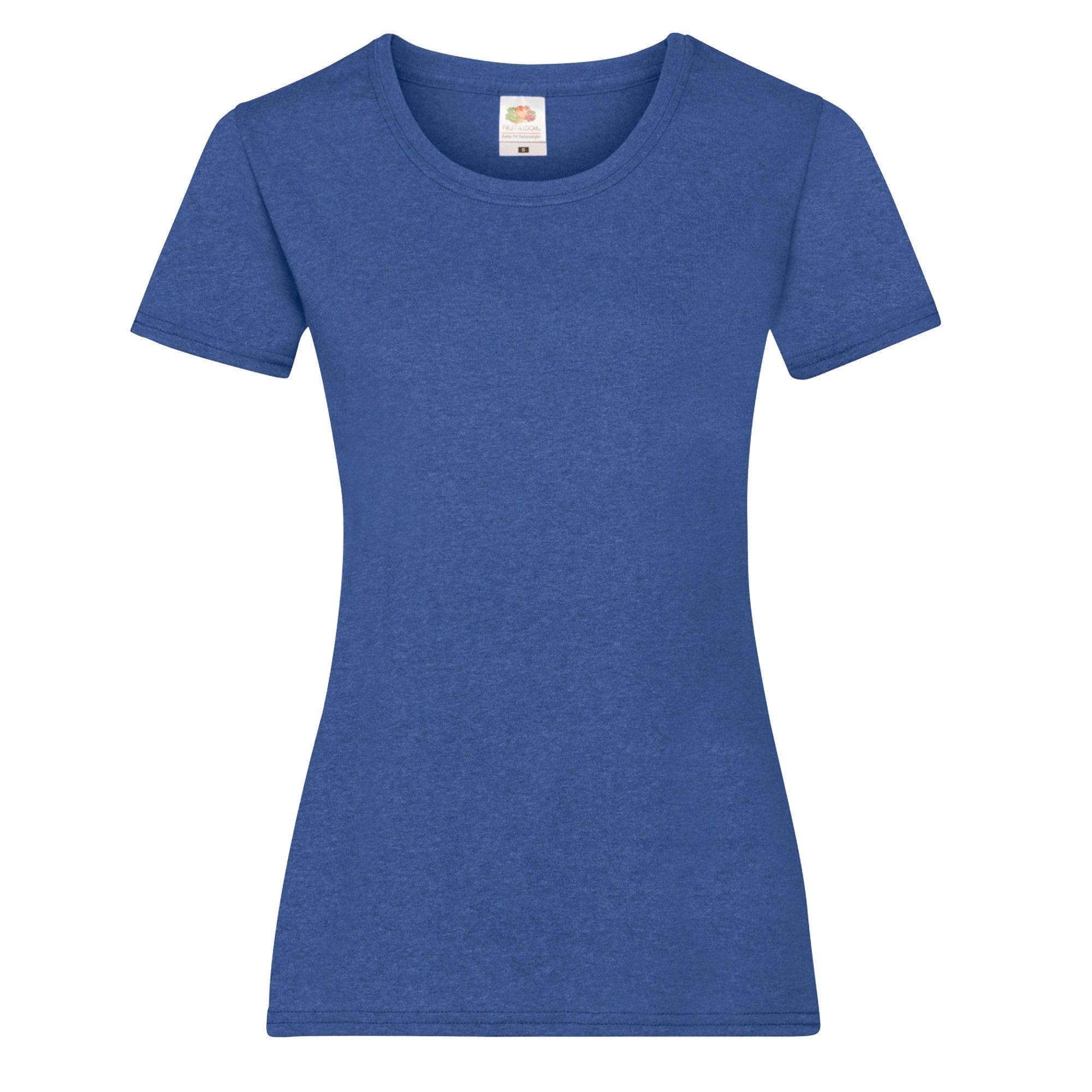 Image of Ladyfit Tshirt (5 Stückpackung) Damen Königsblau XS