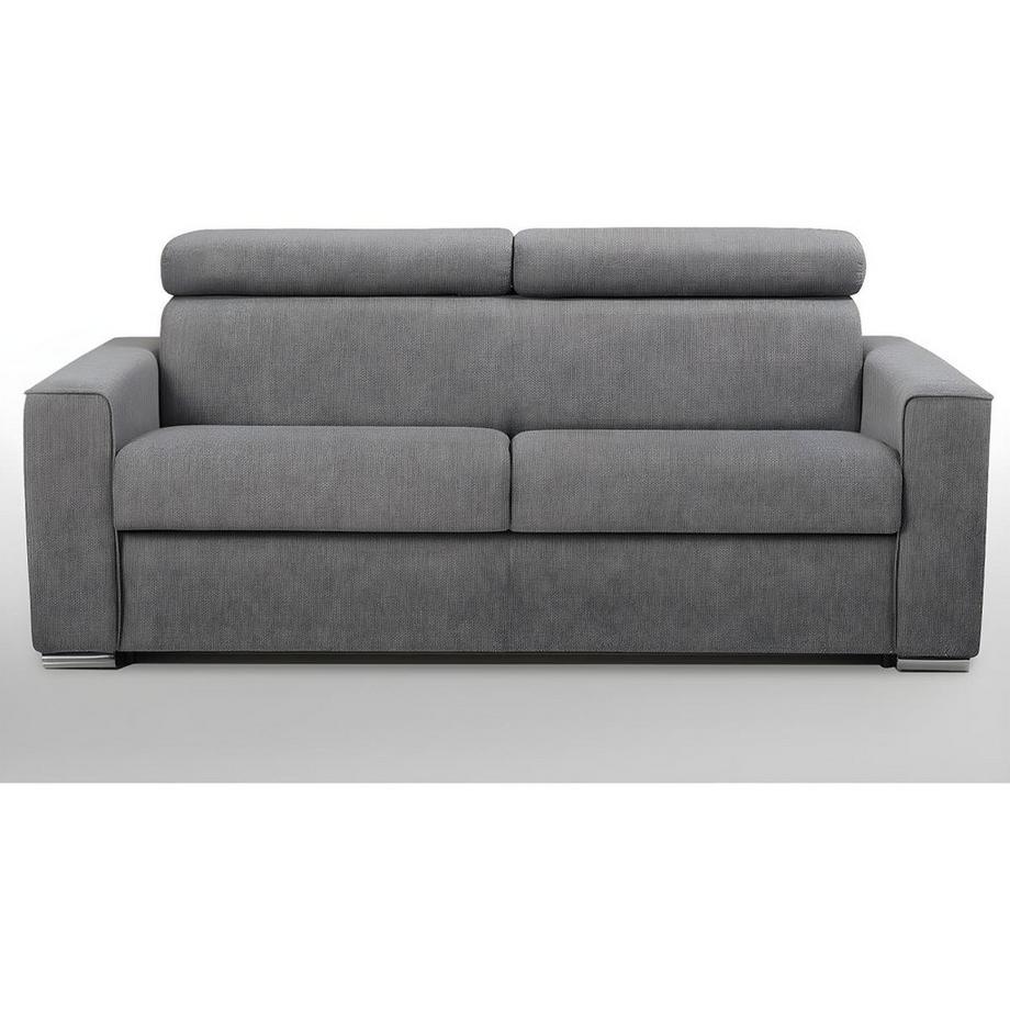 LINEA SOFA Schlafsofa 3Sitzer Stoff VIZIR Liegefläche mit Lattenrost 1Matratzen  